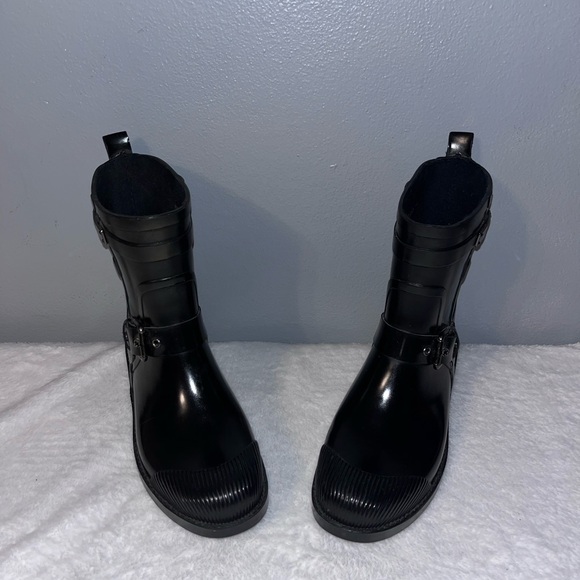 COACH 6.5 WOMEN RAIN BOOTS - Picture 4 of 9